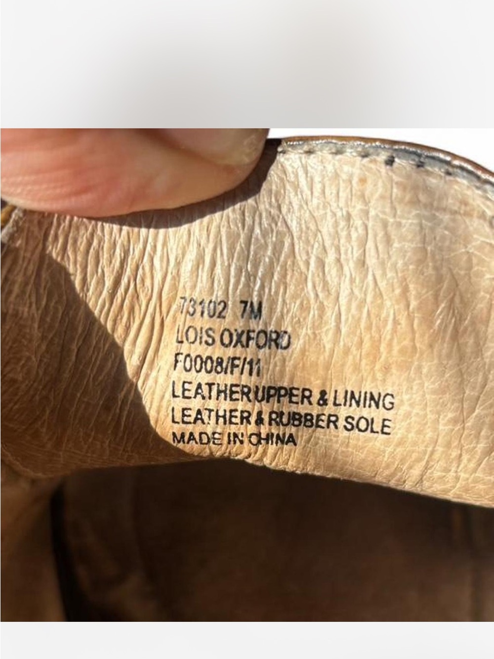 Frye Lois Oxford Brown Leather Lace-Up boots - Picture 7 of 8